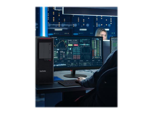Lenovo ThinkStation P620 30E0 - Tower - 1 x Ryzen ThreadRipper PRO 5945WX / up to 4.5 GHz - AMD PRO - RAM 64 GB - SSD 1 TB - TCG Opal Encryption, NVMe - no graphics - 10 Gigabit Ethernet - Win 11 Pro - monitor: none - keyboard: UK - Lenovo TopSeller - wit - Image 6